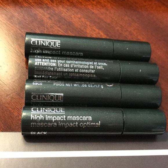 Clinique Other - Bundle of 4 mini Clinique High Impact Mascara